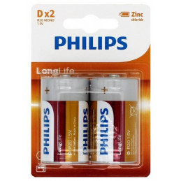 2 Piles Alcaline Philips...