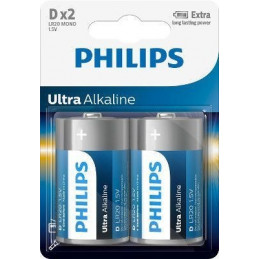 2 Piles Alcaline Philips...
