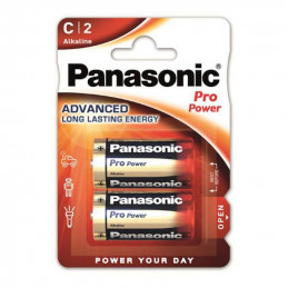 2 Piles Alcaline Panasonic Pro Power C / LR14
