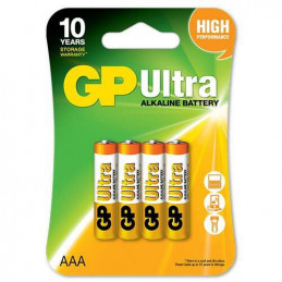 4 Piles Alcaline GP24AU-U4 AAA / LR03