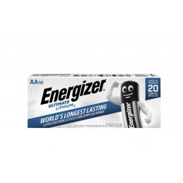 10 Piles Lithium Energizer Ultimate AA / LR6