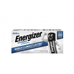 10 Piles Lithium Energizer Ultimate AAA / LR03