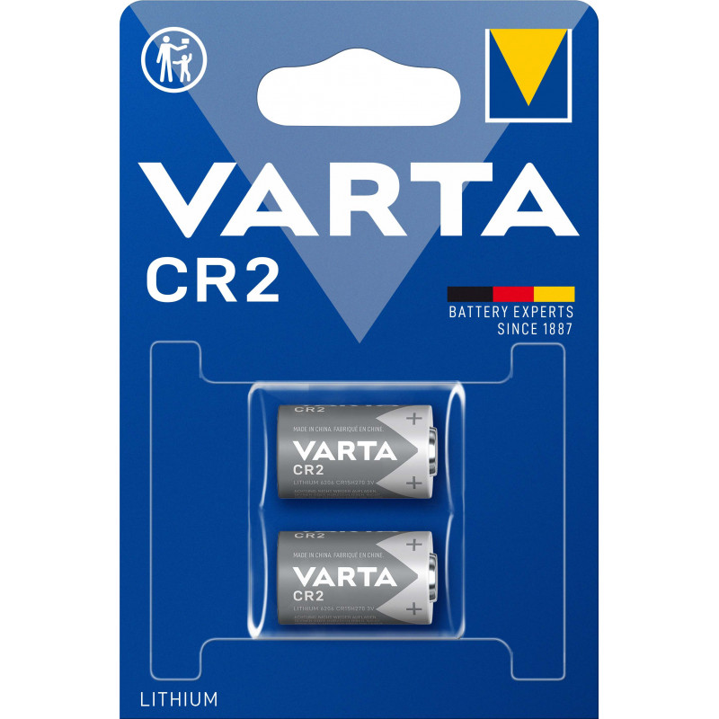 2 Piles Lithium Varta CR2 3V