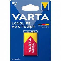 Pile Alcaline Varta Longlife Max Power 9V / 6LR61