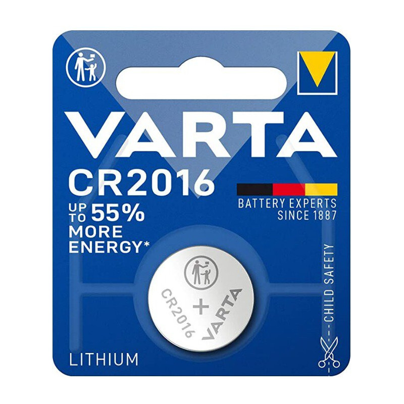 Pile bouton GP lithium CR2016 3 V 4 pièces, piles