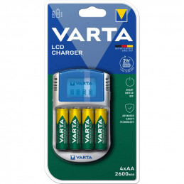 Chargeur Varta LCD Charger avec 4 piles AA 2600mAh