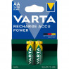 2 Piles Rechargeables Varta Accu Power 2600mAh AA / HR6