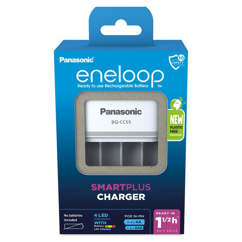 Chargeur Panasonic Eneloop Charger Bq Cc55