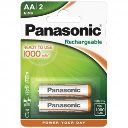 2 Piles Rechargeables Panasonic for DECT 1000mAh AA / HR6