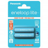 2 Piles Rechargeables Panasonic Eneloop Lite BK-3LCCE 950mAh AA / HR6