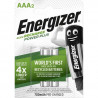 2 Piles Rechargeables Energizer Power Plus 700mAh AAA / HR03