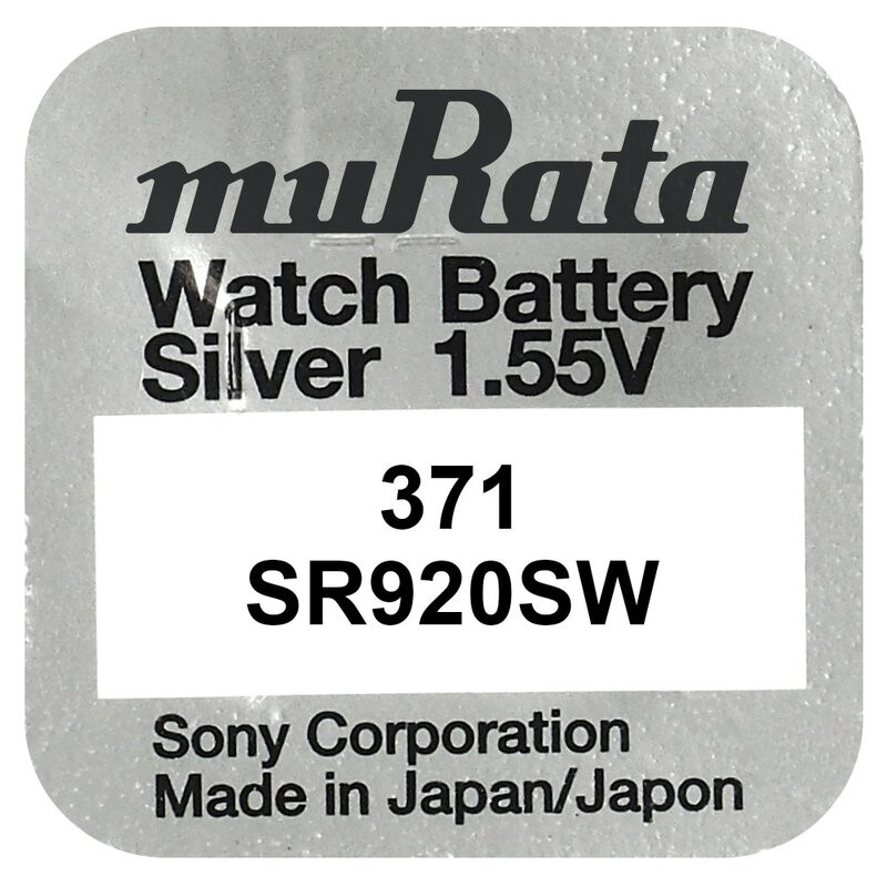 Pile pour montre 371 V371 SR920SW SR69 Maxell Made in Japan livraison  gratuite