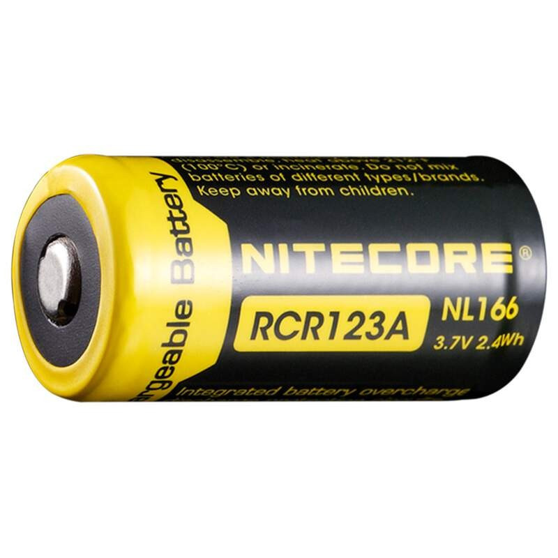 Аккумулятор nitecore nl166 rcr123