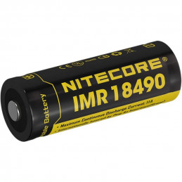 Pile Rechargeable IMR18490 NiteCore NI18490A 3,7V 1100mAh 11A