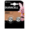 2 Piles Bouton Lithium Duracell 3V / CR2025