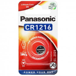 Pile Bouton Lithium Panasonic 3V / CR1216