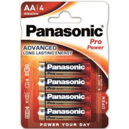 4 Piles Alcaline Panasonic Pro Power Avanced AA / LR6