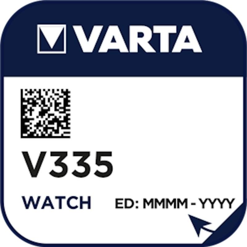 5 piles Varta V335 / V 335 (SR 512 SW) Bouton Oxyde d'argent