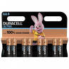 8 Piles Alcaline Duracell Ultra AA / LR6