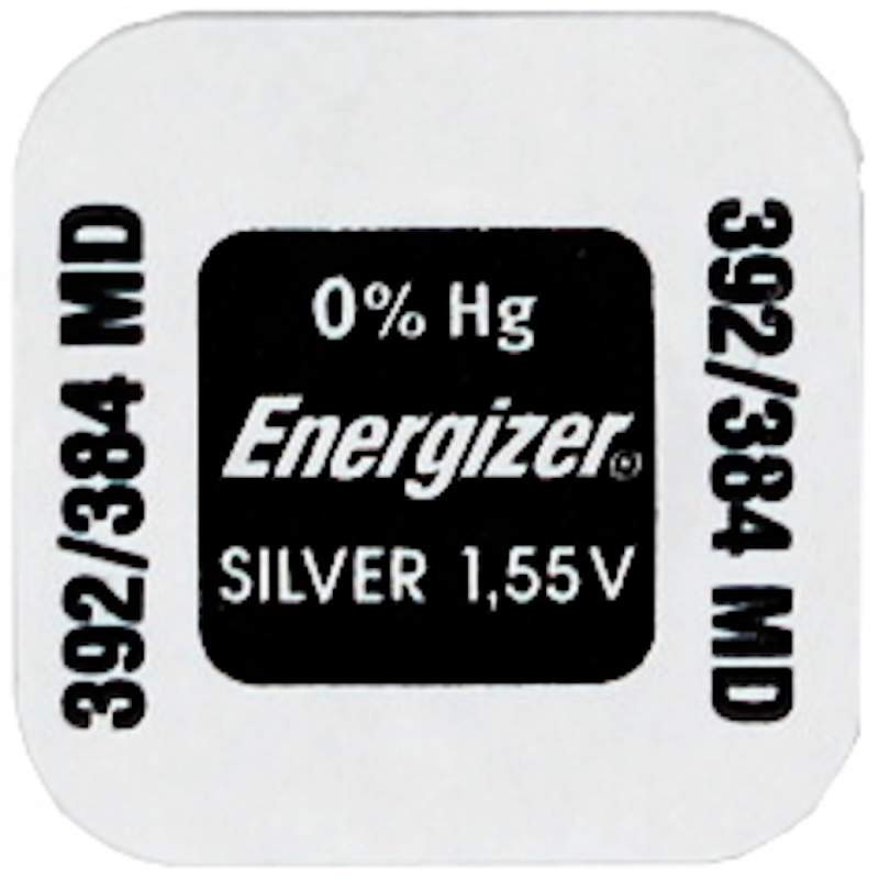 Pile Montre Energizer 392 / 384 / SR41 / SR736SW / AG3