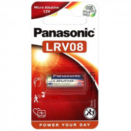 Pile Alcaline Panasonic 12V / LRV08 / GP23 / MN21 / L1028 / V23GA