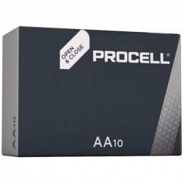 10 Piles Alcaline Duracell Procell AA / LR6