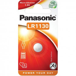 Pile Alcaline Panasonic 1,5V LR1130 / V10GA / LR54 / 189 / AG10