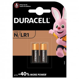 2 Piles Alcaline Duracell 1,5V N / LR1 / E90