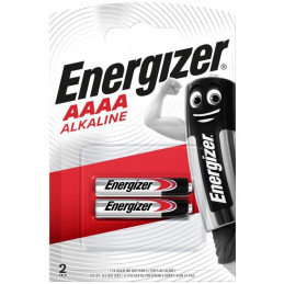 2 Piles Alcaline Energizer 1,5V AAAA / LR8D425 / LR61 / E96