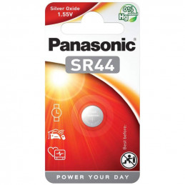 Pile Oxyde d'Argent Panasonic 1,55V SR44 / V76PX / 303 / 357