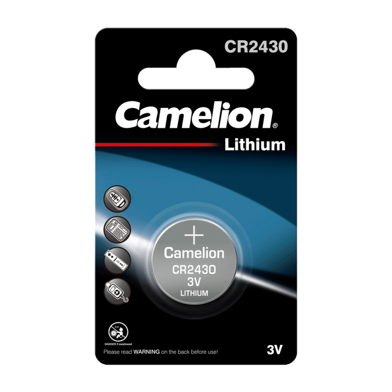 Pile Bouton Lithium Camelion 3V / CR2430