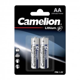 2 Piles Lithium Camelion AA...