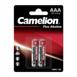 2 Piles Alcaline Camelion Plus AAA / LR03