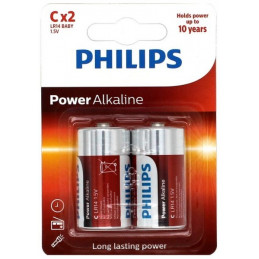 2 Piles Alcaline Philips...